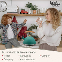 Tetera Nordic 2.5L Verde