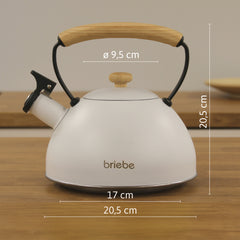 Tetera Nordic 2.5L Blanco