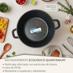 Cazuela alta Black Titanium Ø 28