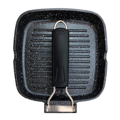 Grill Asador Ondulado Black Titanium 24x24cm