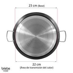 Paellera Inducción Zafrán 30cm 4 raciones