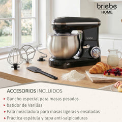 Batidora Amasadora 1800W KM1164 Negro