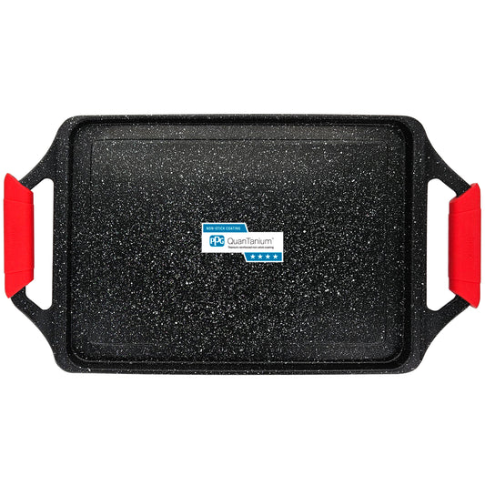 Bandeja Asadora Black Titanium 43x25cm