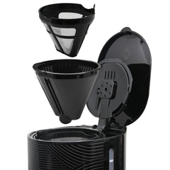 Set Cafetera+Espumador Elegance Negro