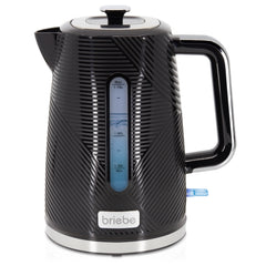 Set Tostador+Hervidor+Cafetera+Espumador Elegance Negro