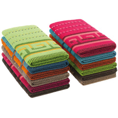 Set de 12 Paños de Cocina briebe Home 100% Algodón Rizo 50X50cm, Alta Absorción y Suavidad