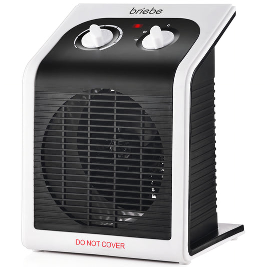 Calefactor Ventilador Eléctrico Portátil 2000W HT1182 Negro