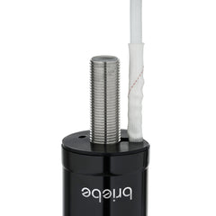 Grifo Eléctrico de Mesa para Cocina / Baño Agua Caliente al Instante Indicador y Selector Temperatura Acero Inox Negro Bajo Consumo