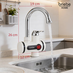 Grifo Eléctrico Instantáneo de Mesa para Cocina Agua Caliente al Instante Indicador Temperatura Bajo Consumo