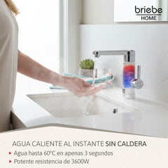 Grifo Eléctrico Instantáneo de Mesa para Cocina / Baño Agua Caliente al Instante Indicador Temperatura Bajo Consumo