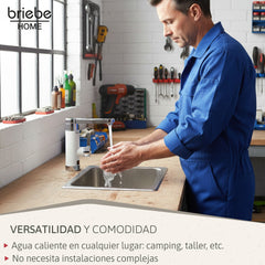 Grifo Eléctrico Instantáneo de Mesa para Cocina / Baño Agua Caliente al Instante Indicador Temperatura Bajo Consumo
