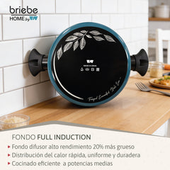 Batería Cocina MARE Inducción Acero Forjado 9 Piezas Fabricada en España