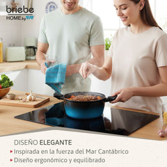 Batería Cocina MARE Inducción Acero Forjado 9 Piezas Fabricada en España