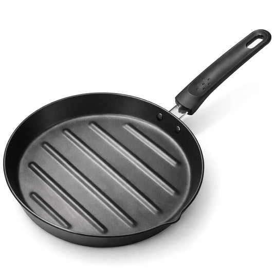 Grill Asador Rayas MARE Inducción Acero Forjado Ø 28 cm Fabricado en España