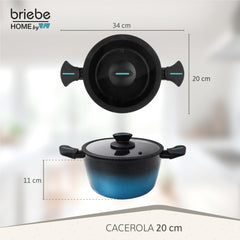Cacerola MARE Inducción Acero Forjado Ø 20 cm Fabricada en España