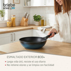 Wok MARE Inducción Acero Forjado Ø 26 cm Fabricado en España