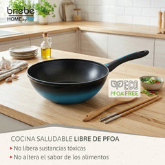 Wok MARE Inducción Acero Forjado Ø 26 cm Fabricado en España