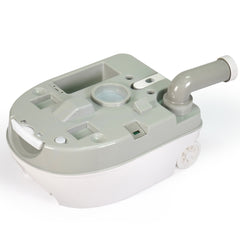 WC briebe Camp Comfort Plus Inodoro Portátil Químico con Ruedas Adultos Potty 22L Camping Camper Blanco