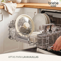 Juego 2 Tapas Sartén Universal Ollas Cacerolas Multidiámetro Borde Silicona Cristal Válvula