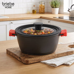 Tapa Sartén Universal Olla Cacerolas Multidiámetro 24-26-28cm Borde Silicona Cristal Válvula