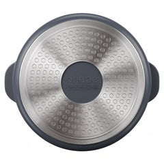 Batería Cocina Inducción Totem Apilable 4 Piezas Ø 22cm Antiadherente Cerámico Gris