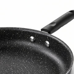 Sartén para Tortilla de Patatas Doble Inducción 24cm Antiadherente Negro