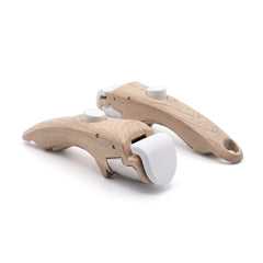 Batería Cocina Nordic Nest Inducción Cerámica Mango Extraíble Apilable 13 Piezas Blanco