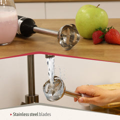 Set Batidora de Mano+Batidora de Varilla Elegance Negro