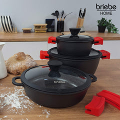 Batería Cocina Black Titanium Ø 16-20-24-28B cm