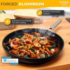 Juego de 3 Sartenes Antiadherentes Inducción Black Titanium Ø 18-20-24 cm