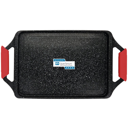 Bandeja Asadora Black Titanium 43x25cm