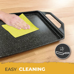 Bandeja Asadora Black Titanium 43x25cm