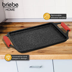 Bandeja Asadora Black Titanium 43x25cm