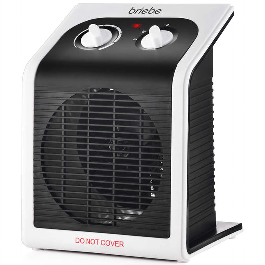 Calefactor Ventilador Eléctrico Portátil 2000W HT1182 Negro