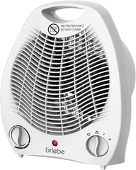 Calefactor Ventilador Eléctrico Portátil 2000W HT1126 Blanco