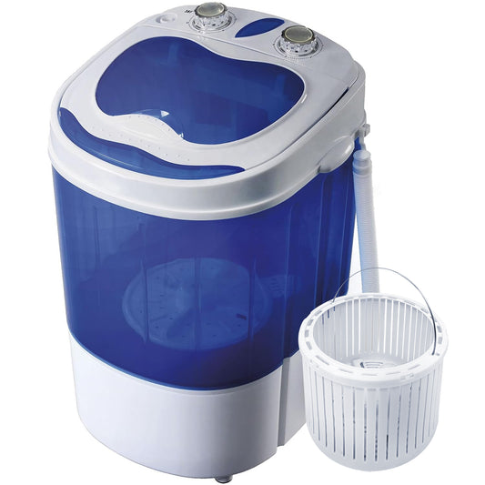 Mini Lavadora briebe Camp Portátil Camping con Centrifugado 3Kg Azul