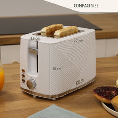 Set Tostador + Hervidor + Cafetera Elegance Blanco