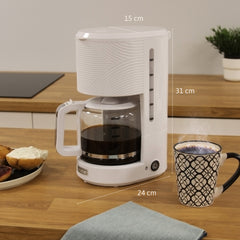 Set Tostador + Hervidor + Cafetera Elegance Blanco