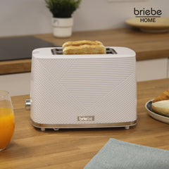 Set Tostador + Hervidor + Cafetera Elegance Blanco