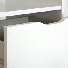 Escritorio Prakt 2 Cajones 76x115x50 Blanco