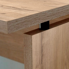 Mesa Zenith despacho 76x155x68 R.Gold/pivote negro