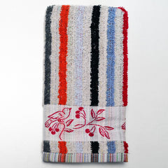 Set de 12 Paños de Cocina briebe Home 100% Algodón Rizo 50X50cm, Alta Absorción y Suavidad Rayas