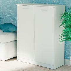 Armario Bajo Class con Estantes Blanco 101x74x36 cm