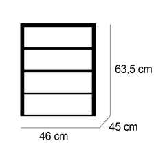 Cajonera Nova 63.5x46x45 cm Cambrian
