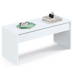 Mesa Opal Elevable 58x100x50/47x100x50cm Blanco