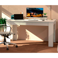 Mesa Opal Fija Salón 77x140x80 cm Blanco