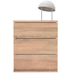 Mesita de Noche Serenade 3 Cajones 48.5x41x40 cm Cambrian