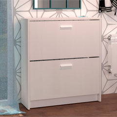 Zapatero Nova 2 Puertas 82x74x25 cm Blanco