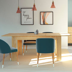 Mesa Opal extensible 77x140x80/77x195x80 Roble Gold