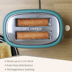 Set Nordic Tostador 2 rebanadas + Tetera Verde